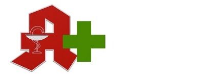 Dt. Apotheken-A mit int. Grünem Pharmazie Kreuz